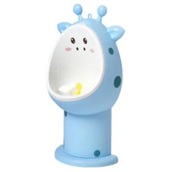 

New-Baby Boy Potty Toilet Training Children Stand Vertical Urinal Boys Pee Infant Toddler Wall-Mounted Hook Potty Toilet Blue