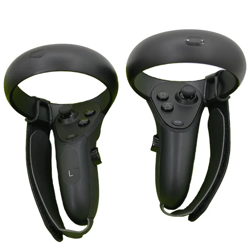 Cintas da junta do controlador do toque o sheel protetor do controlador do silicone para o oculus quest/rift s vr segura cintas ajustáveis da junta