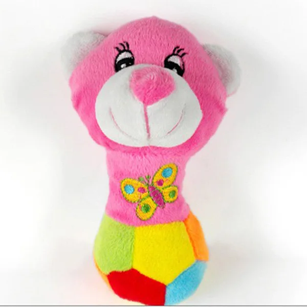 Pink Игрушки для домашних животных милые скрипучий звук мягкие игрушки для собак собака мягкий медведь домашнее животное щенок смешной - Цвет: Pink