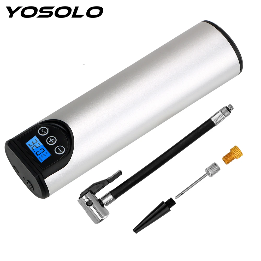 Tire Inflator Cordless Portable 150PSI Rechargeable Air Pump Compressor Digital Car Tyre DC 12V for Bicycle Tires Balls | Автомобили и