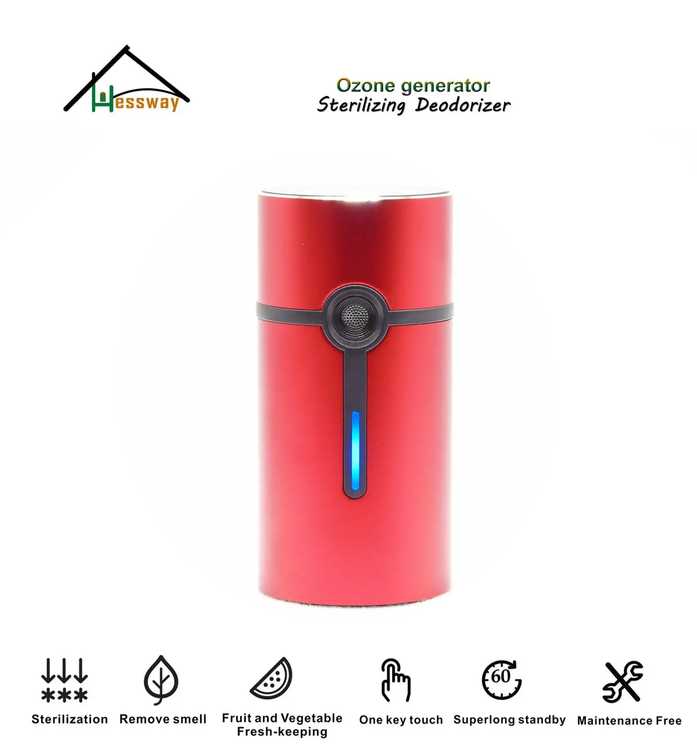 

Ozone release 1mg / h Air Cleaner ozone generator for Small Space Clear Odor