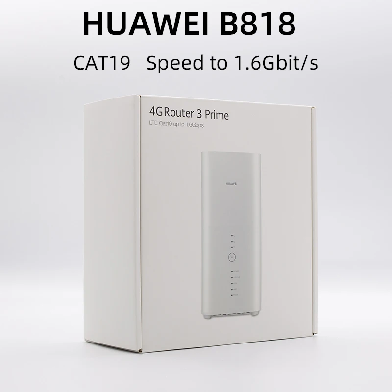 

Unlocked New Huawei B818 4G Router 3 Prime LTE CAT19 Router 4G LTE B818-263 PK B618s-22d B618s-65d B715s-23c