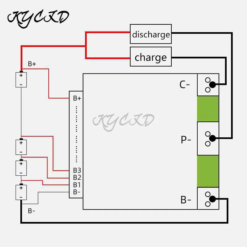 BMS 10S 36V 35A 18650 Защитная плата литий ионного аккумулятора без функции балансировки