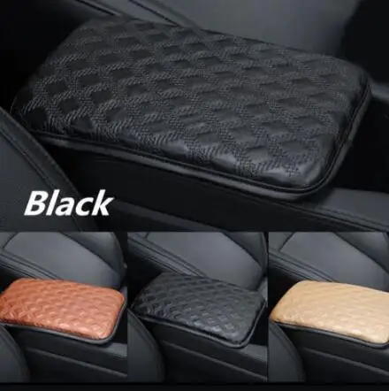 

Car Armrest Pad Cover Center Console Box Leather Cushion Armrests Pads Universal