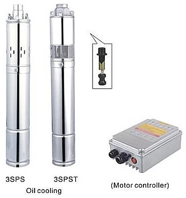 750 Watt Solar Water Pump, Agriculture Submersible Deep Well Solar Pump BMP5044