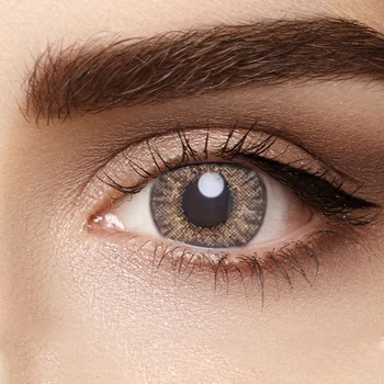 

2Pcs/Pair Gray Contact Lenses Light Colored For Big Eyes Beautiful Pupil Halloween Cosplay Soft Cosmetic Lens
