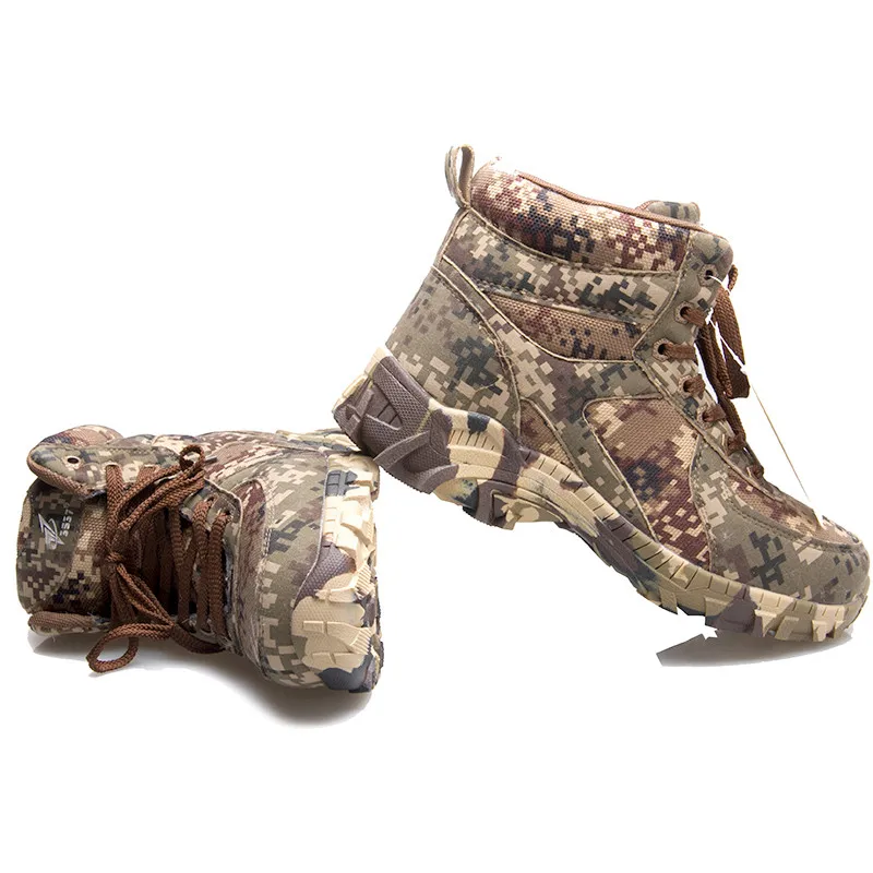 Size38-46 толстые шерстяные зимние ботинки мужские теплые армейские ботинки Военная Маскировочная Военная обувь высококачественные Нескользящие мужские зимние кроссовки