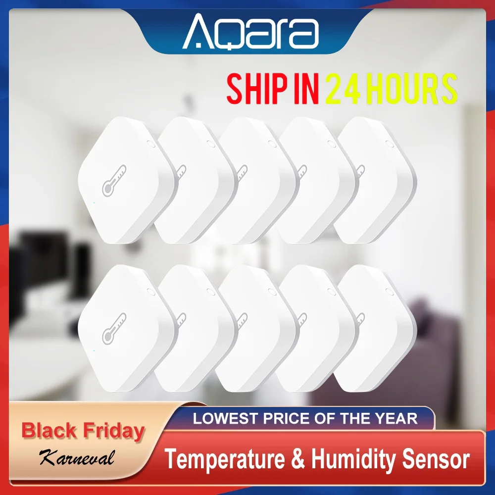Aqara Zigbee Wireless Temperature Humidity Sensor For Smart Home Kit