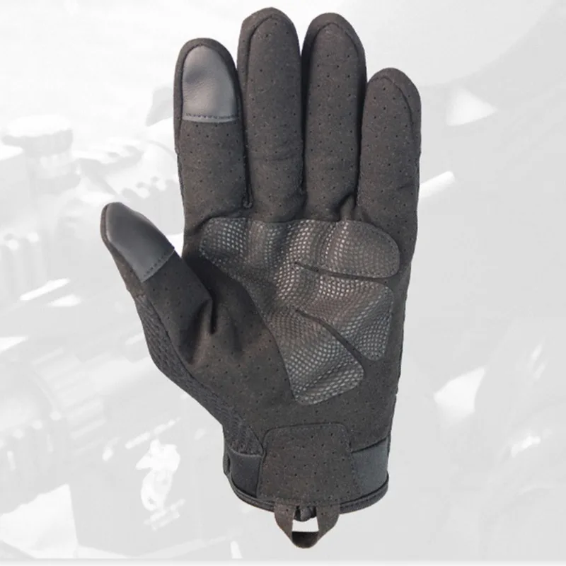 Tactical Gloves Men Breathable Full Finger Gloves Touch Screen Hard Knuckle Outdoor Motorbike Cycling Climbing Anti-skid Gloves