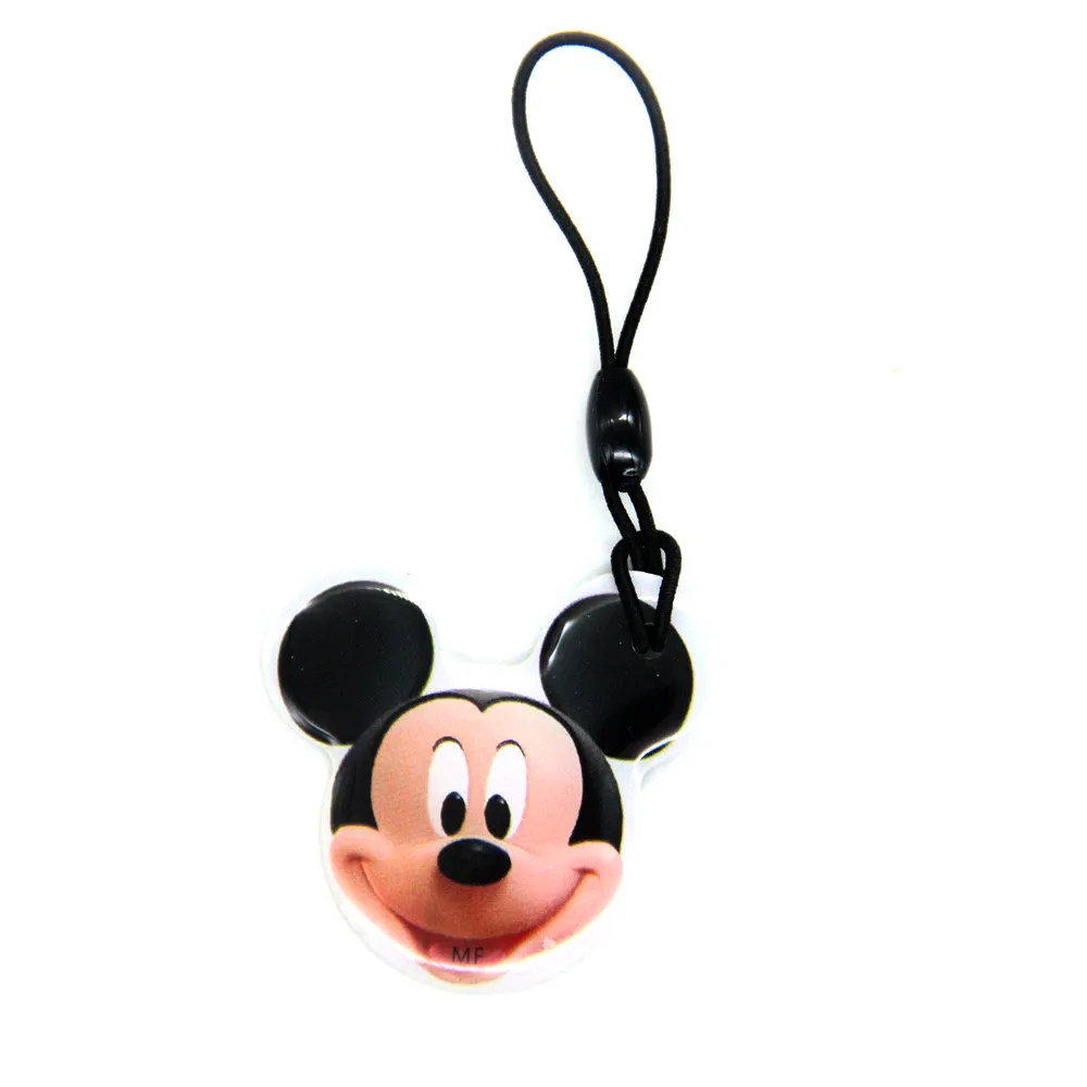 

1pcs 13.56Mhz UID Rewritable Dropping Glue Keyfob Key Tags Rewritable RFID 1K S50 Card Keychain Token Tag