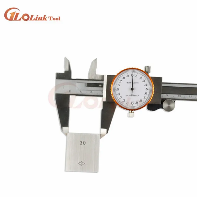 Stainless Steel Metric Dial Caliper 150mm//0.02mm Precision Graduation Shockproof