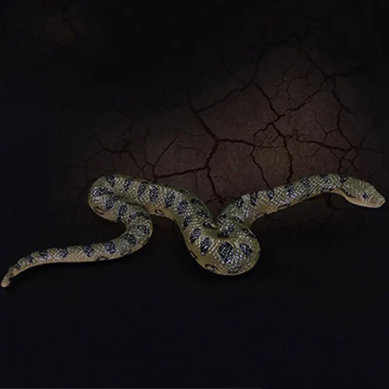 Fake Realistic Rubber Toy Snake North Us Green Anaconda Scary Halloween Props | Игрушки и хобби