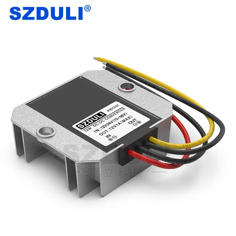 

Регулятор питания постоянного тока от 10 до 36 В до 12 В, 1 А, от 12 В до 12 В, автоматический понижающий преобразователь CE RoHS