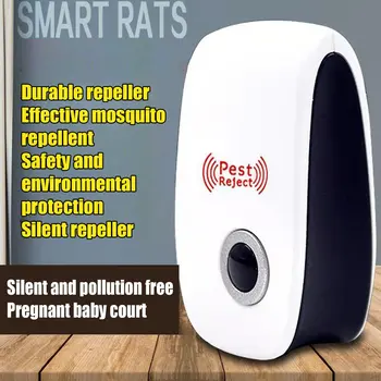 

Ultrasonic Pest Repeller Mosquito Silent and Pollution Mouse Repeller Principle Rodent Proof Insect Electronic Repellent 0-40C