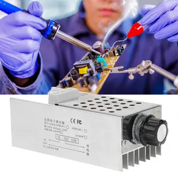 

Professional 10000W 220V High Power Voltage Regulators SCR Speed Controller Electronic Voltage Regulator Governor