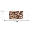 10pcs Women Leopard Printing Masks Adult Three-layer Disposable Dust-proof Protective Cartoon Mask High Quality 3 Layers Masken 5