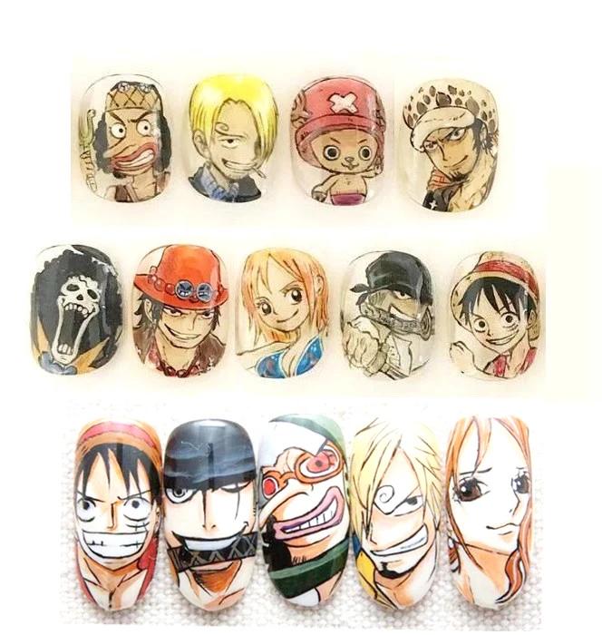 シリーズワンピースruggy漫画 69 3dネイルアートステッカーデカールテンプレートdiyツールの装飾 Stickers Decals Aliexpress