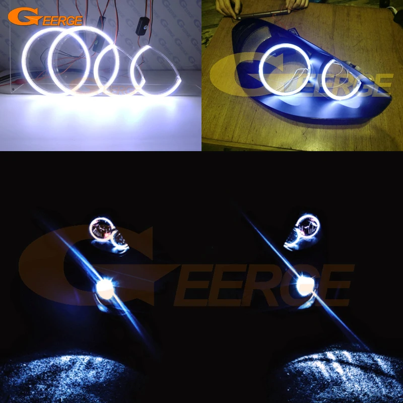 

For Toyota Caldina T24 pre facelift 2002 2003 2004 Excellent Ultra bright illumination COB led angel eyes kit halo rings