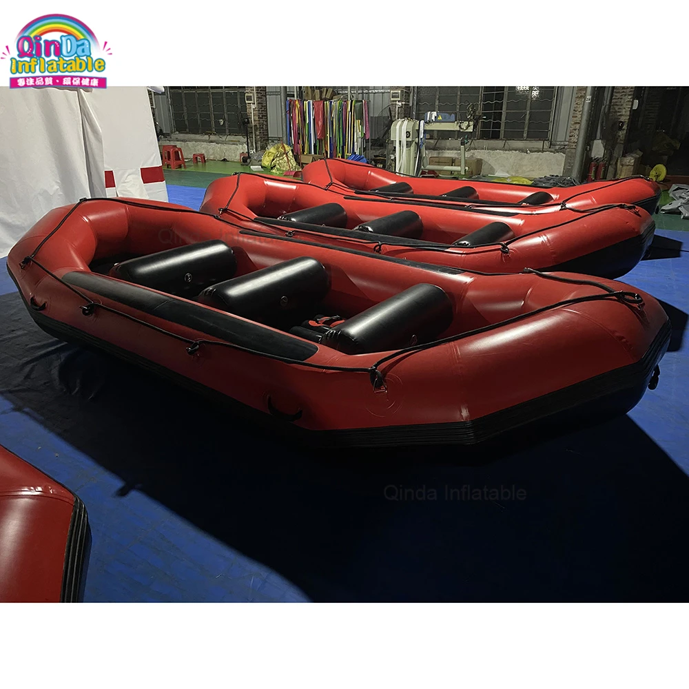 Barca alla deriva gonfiabile resistente all'usura Comodo gommone per kayak da 2/3 persone - immagine 5