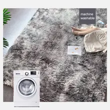 Противоскользящий коврик для гостиной, спальни, разноцветный галстук-окрашенный 180x100 см, напольные пушистые коврики, Домашний напольный коврик