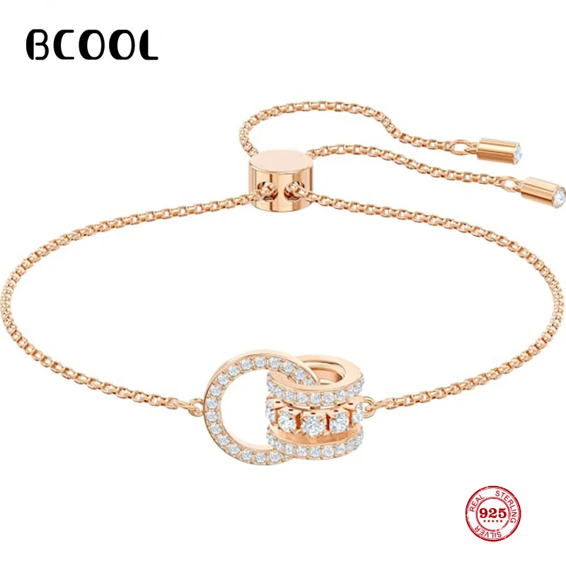 

BCOOL Fashion Charm 925 Silver Original 1:1 Copy 2019 New Bracelet, Suitable For Women's Fresh And Elegant Bracelet Jewelry Gift