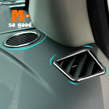 

2011 2012 2013 2014 ABS Chrome Front Air Conditioner Outlet Panel Frame Cover Trim Auto Interior For Jeep Compass Accessories
