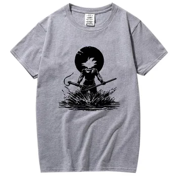 

2020 Men High quality 100% cotton T-shirt fashion casual Dragon Ball print t shirt men brand clothing funny o-neck mens Tshirt