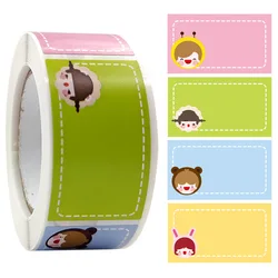 Baby Bottle Labels for Daycare 250pcs School Cute Name Labels for Kids Write-On Self-Adhesive Kids Name Tags Sticker Stationery