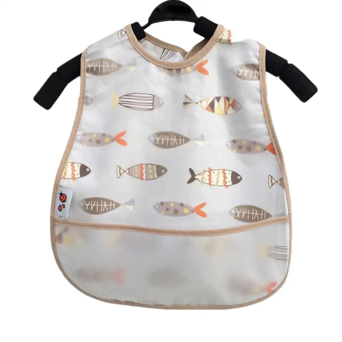 Swimming fish Детские Непромокаемые нагрудники для новорожденных с мультяшным принтом, хлопковые Новорожденные девочки, шарф для малышей, нагрудники для детей - Цвет: Swimming fish