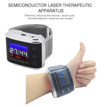 ATANG-Reloj de terapia láser, equipo médico, 3 colores, para hemoterapia, cuidado de la salud, hiperatención, Diabetes, colesterol
