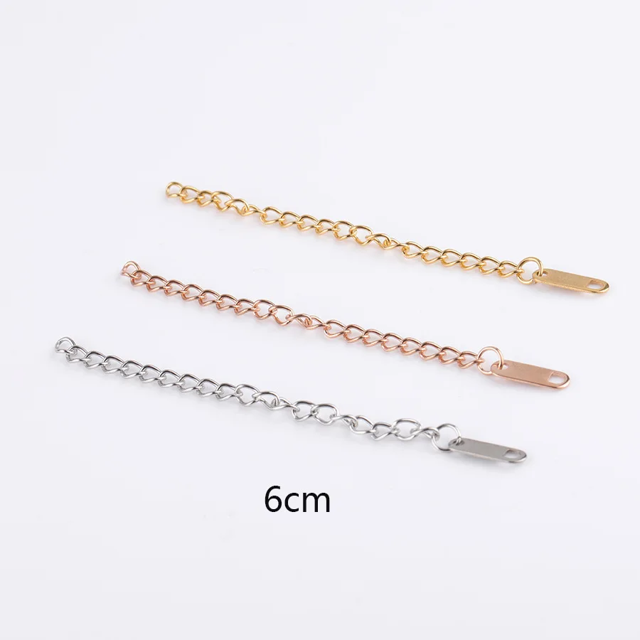5pcs/Lot Stainless Steel Extension Tail 