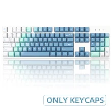 

129 Keys Yeti Dye Sub Keycaps Cherry Profile PBT Keycap Set for GMK 61/64/68/71/84/87/96/980/104/108 Mechanical Keyboards