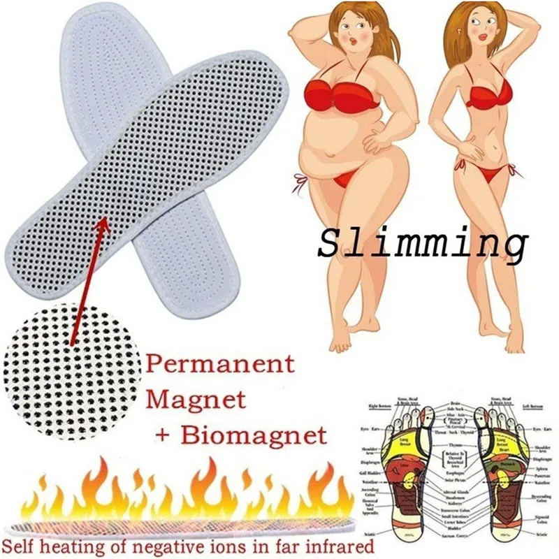 Foot Massage Magnetic Massage Insole Feet Physiotherapy Therapy Acupressure Magnetic Insole Slimming Insoles magnetic slimming insoles