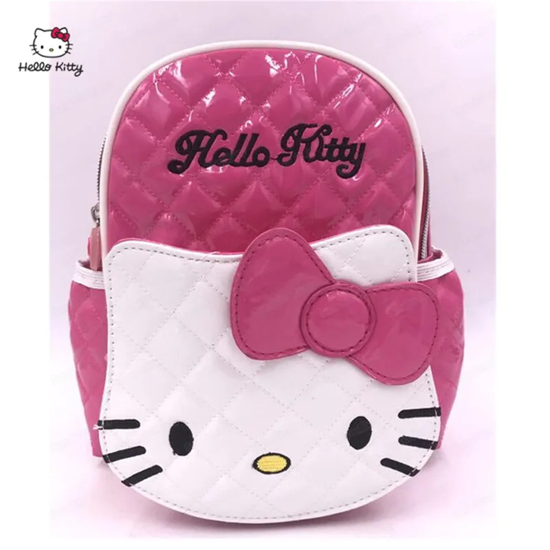 HELLO KITTY, новинка года, мини-рюкзак для девочек, сумка из искусственной кожи, Детский рюкзак для подростков, мультипликационная сумка с аниме, Многофункциональный маленький рюкзак, женская сумка