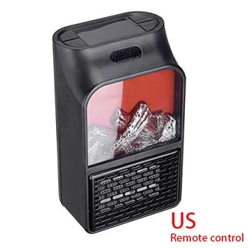 

Mini Fan electric wall socket flame heater plug-in air heater ceramic hot air stove radiator home wall convenient fan