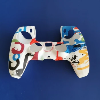 

Colorful Handle Sleeve Silicone Case Skin Protective Cover for PlayStation PS5 H37B