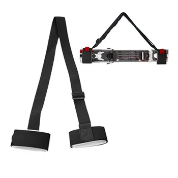 

Snowboard straps ski equipment storage bag mountain skis simple strap double board protection straps fixed backpack