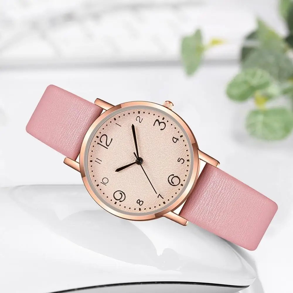 

Simple Quartz Watch Women Leather Wristwatch Fashion Casual Lady Watch Female Clock Gifts reloj mujer relogio feminino
