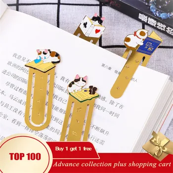 

marcapaginas bookmarks for books metal profesora bookmark accessories cute stationery items cartoon dla dzieci planner pusheen