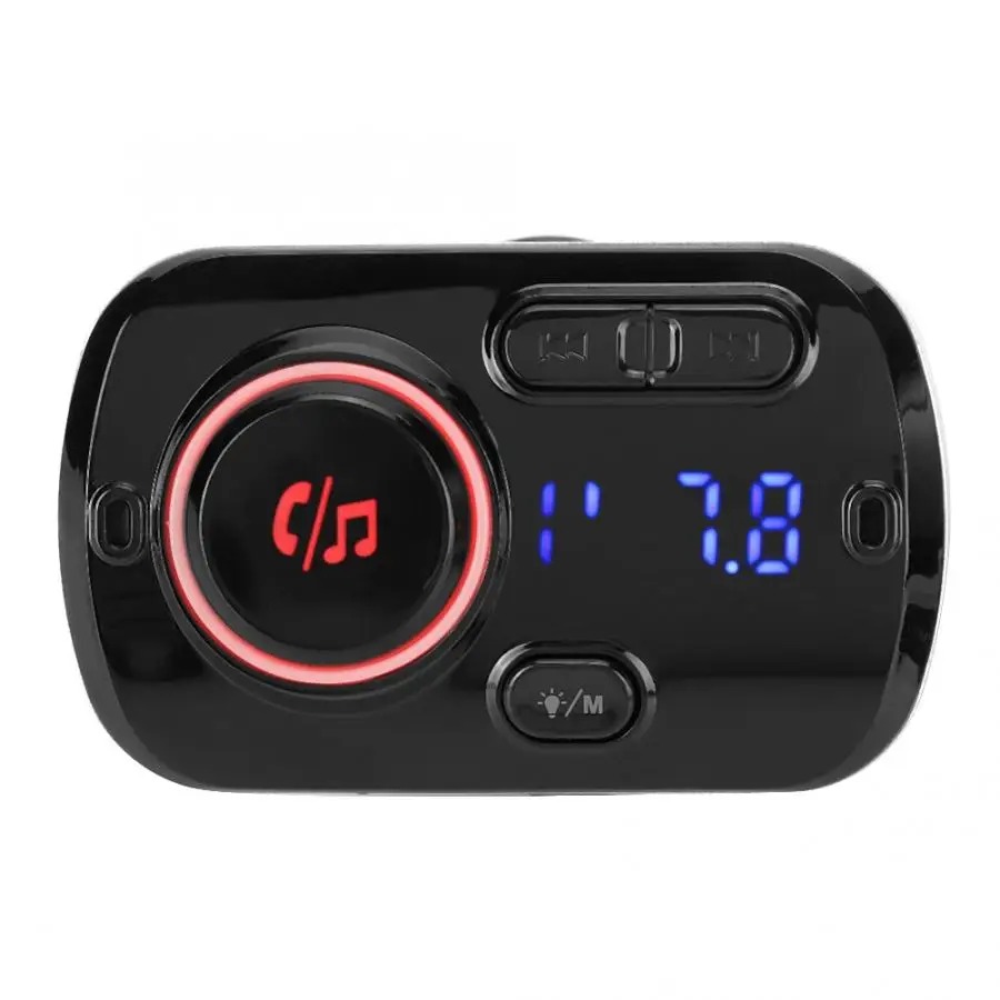 Автомобильный MP3-плеер автомобильный Bluetooth mp3 динамик Hands-Free телефон навигация двойной USB зарядное устройство fm-передатчик