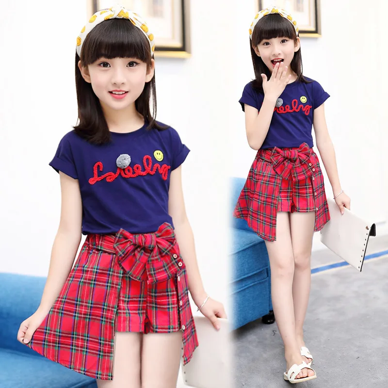 

Childrenswear Children Fashionable Set 2019 New Style Fashion Clothing Girls Korean-style Western Style Summer Wear Summer Child