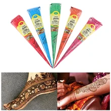 HENNA Cones Herbal Paste Temporary Tattoo Ink Mehandi Kit Body Art