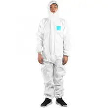 Защитный костюм с капюшоном для защиты от пыли, костюм химзащиты, спецодежда