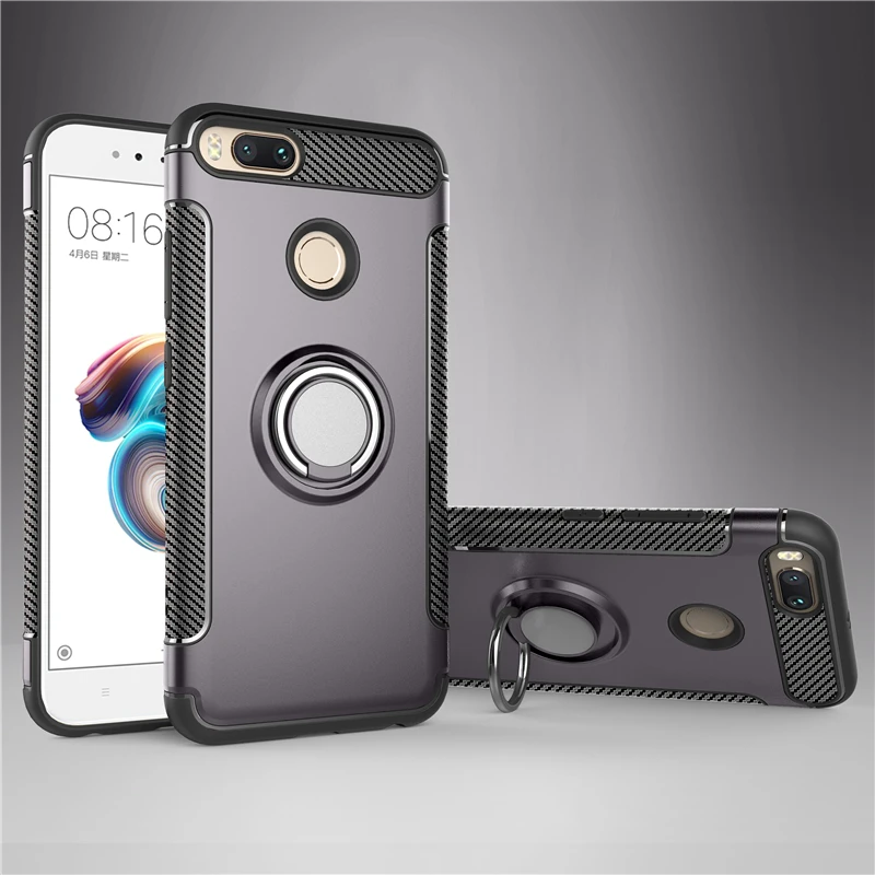 Shockproof Protective For Xiaomi Redmi 2 3 4 4a 4x 5 5a 6 s pro plus y2 a2 note TPU Phone Case Cover with Finger Ring |