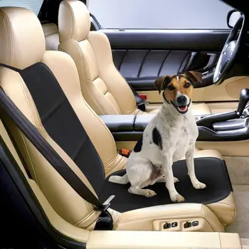 

1PCS Car Seat Protector Protects Child Seats Non-Slip Backing Mesh Pockets For Baby And Pet