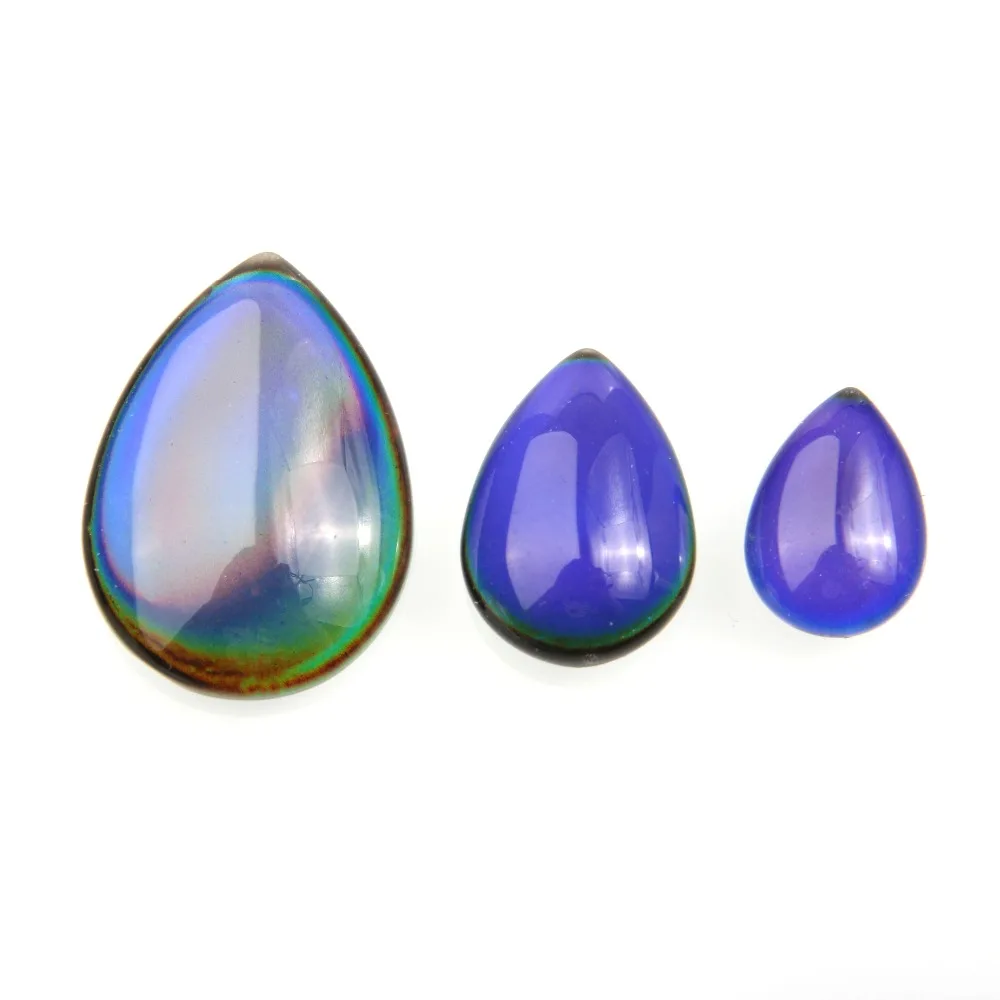 

5pcs/bag Cabochon Oval Shape Color Change by Temperature Making for Jewelry DIY Ring necklace10X14 13X18 18x25mm