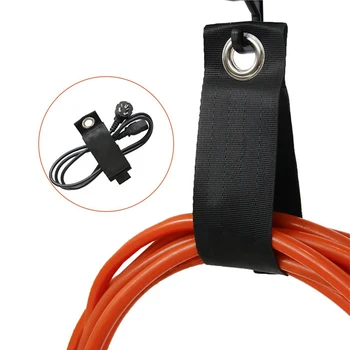 

6pcs Storage Loop Holder Organizer Nylon Water Pipe Accessories Cord Wrap Cables Keeper Hose Strap Hook Manegement Garage