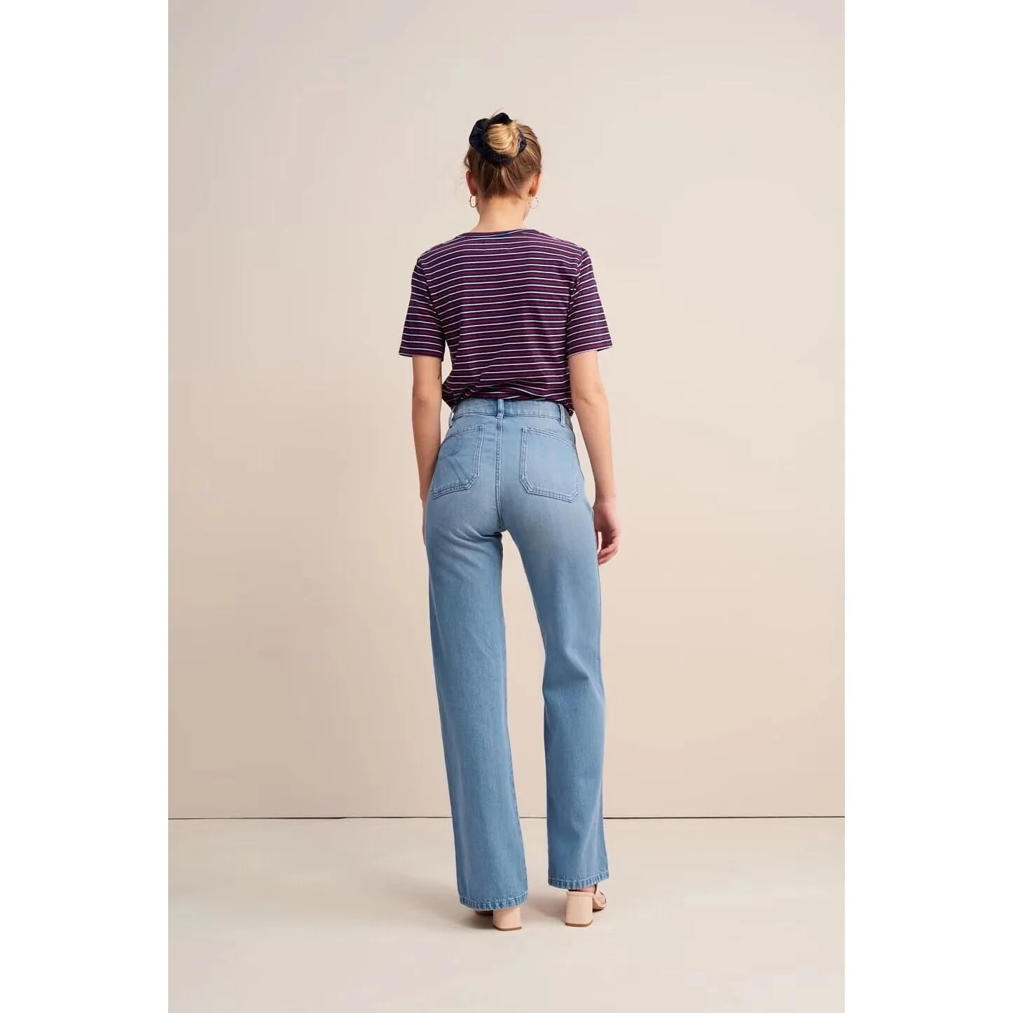 Женские брюки новые винтажные шорты с завышенной талией и карманами длинные брюки женские джинсы
