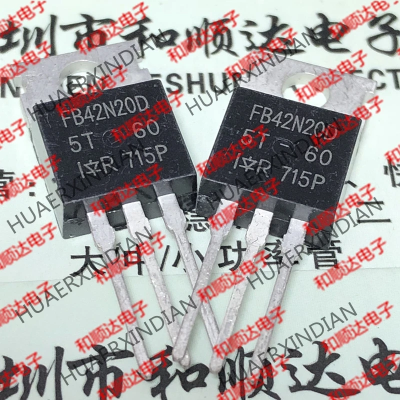 10 шт./лот Новый и оригинальный FB42N20D IRFB42N20D TO-220 200V 42A | Электронные компоненты