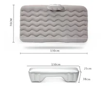 Автомобильная надувная кровать, надувной матрас, Универсальное автомобильное сиденье, кровать для отдыха на природе, спальный коврик, подушка, коврик с 2 воздушными подушками